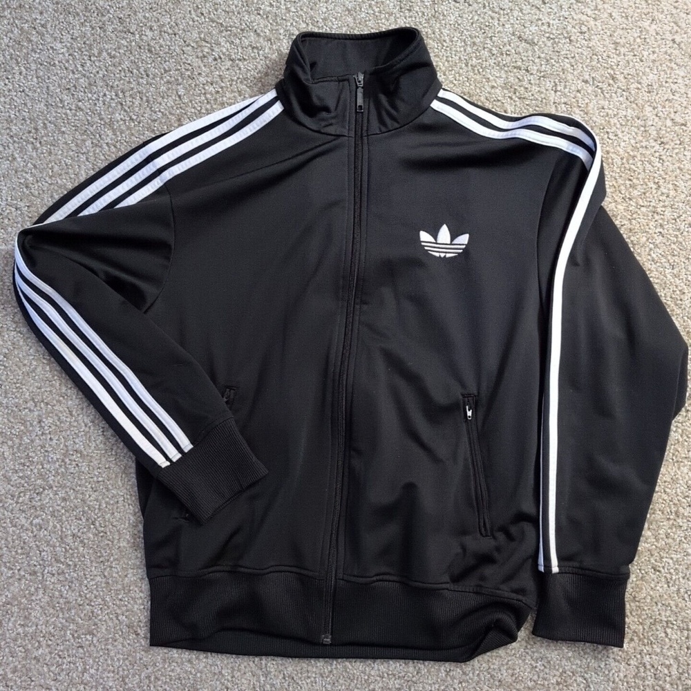 Adidas Originals Firebird Track Jacket - Black Men's Size Large Tracktop